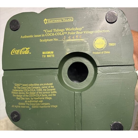 Coca-Cola Cool Tidings Workshop Hawthorne Polar Bear Village Certificate - Picture 15 of 16